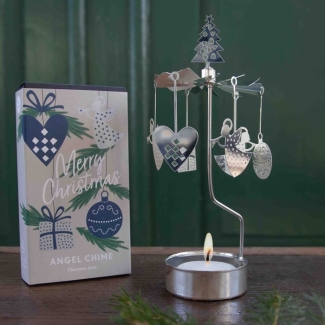 Pluto Design : theelicht Carousel Silver kerstdecoraties