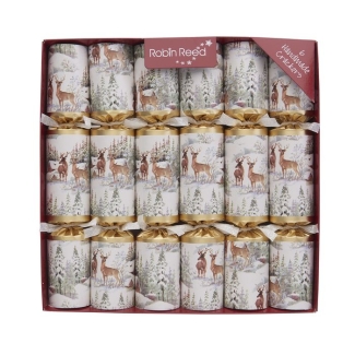 Robin Reed Kerstmis Crackers Deer Christmas 6 stuks