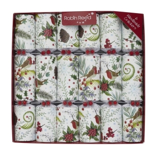 Robin Reed Kerstmis Crackers Festive Foliage 6 stuks