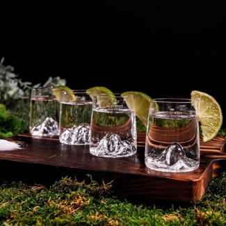 Coffret de 4 shooters Topographic Montagnes